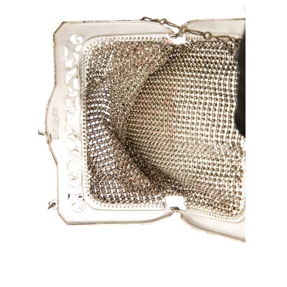 Vintage 1920s Whiting and Davis Mesh Chainlink Flapper Purse Bag - Picture 4 of 13